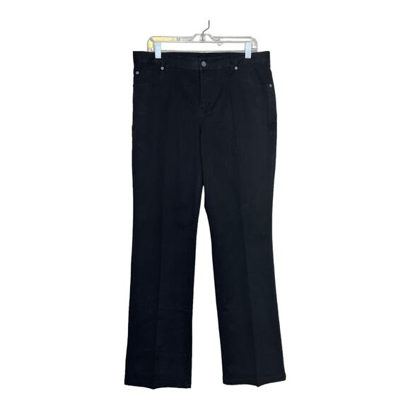 Sigrid Olsen black straight leg casual pants size 12 - Picture 7 of 12